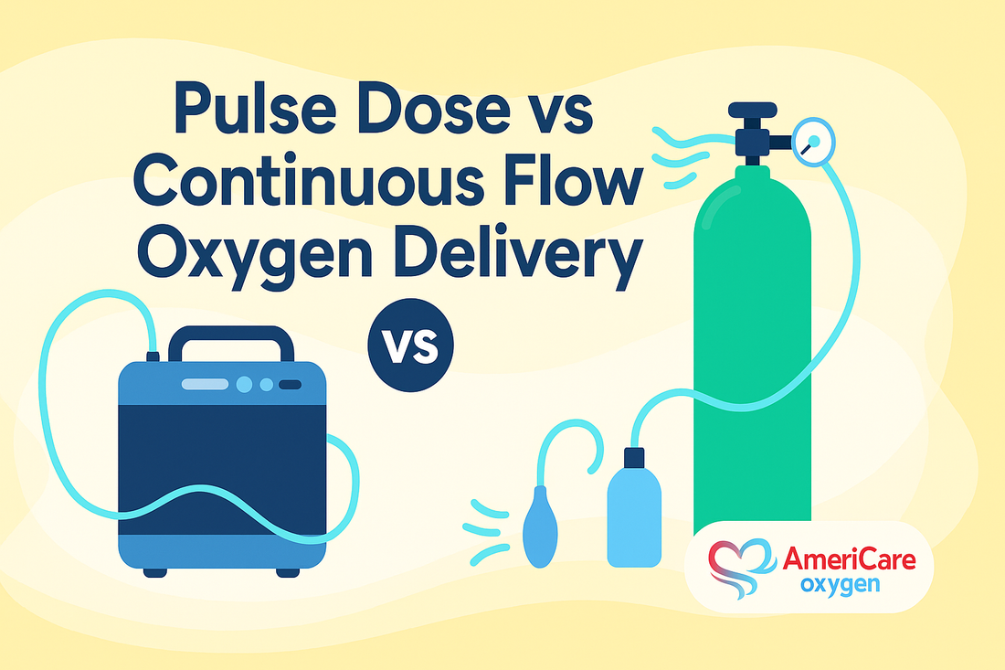 Pulse Dose vs Continuous Flow Oxygen Delivery