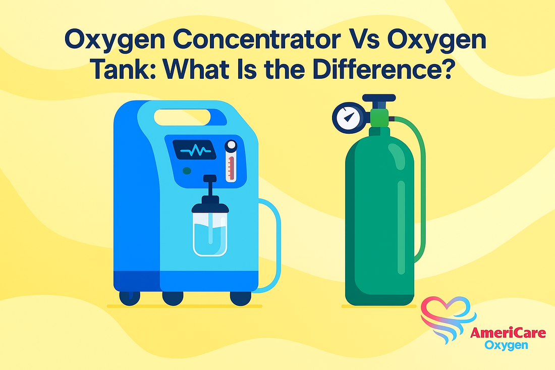 Oxygen Concentrator Vs Oxygen Tank: What Is the Difference?