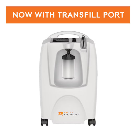 Rhythm LM5BA 5L Stationary Oxygen Concentrator with Transfill Port